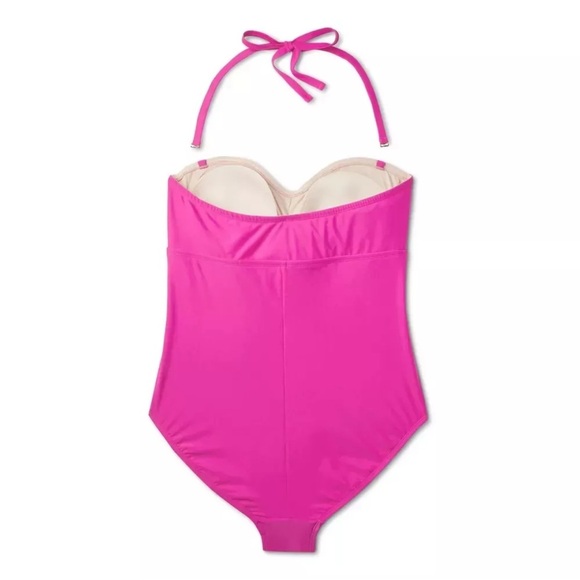 Kona Sol One piece Pink Swimsuit NWT - Picture 2 of 7